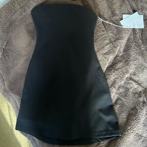 CSB Form IM Strapless Black Mini Dress BNWT